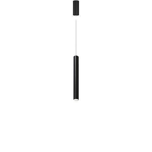 Panzeri+To-Be Ø5 LED 10W 806lm 2700K CRI>90 35°, rippvalgusti, matt must